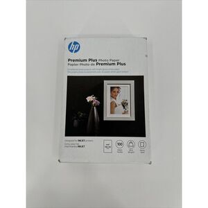 HP‎ Premium Plus 4" x 6" Glossy Photo Paper 100 ct. 80 lb.